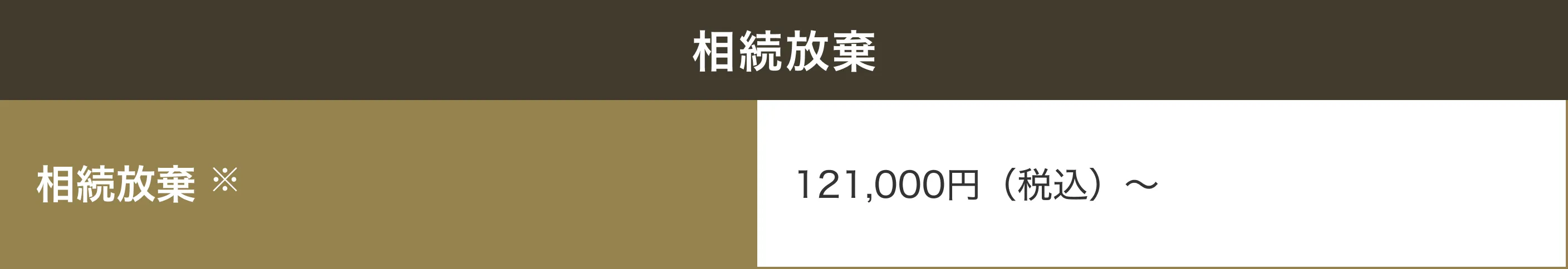相続放棄